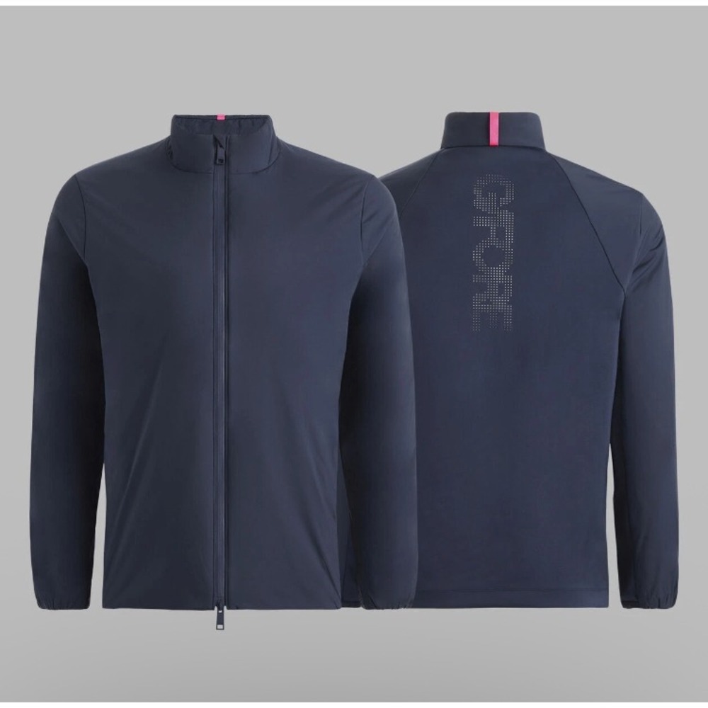 G/Fore Mens Maverick Hybrid‎ Jacket L Full Zip Up Twilight Blue Performance Golf